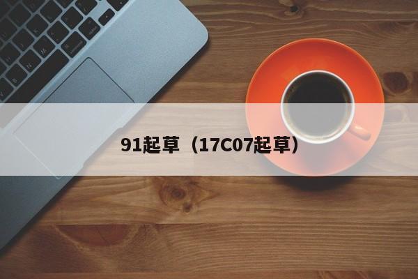 91起草（17C07起草）
